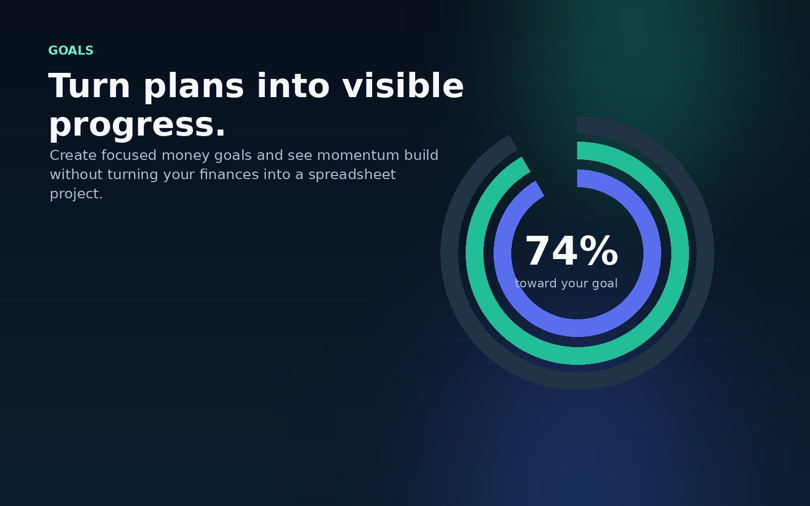 Enzo savings goal visualization